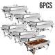 13.7 QT Stainless Steel Chafer Chafing Dish Sets Catering Food Warmer Party 6 PK