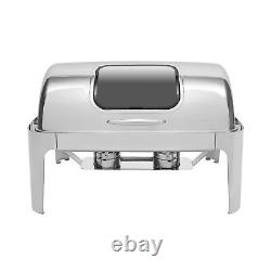 14.26QT Buffet Chafing Dish Set Stainless Steel Chafer Food Chafing Warmer Pan