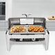 400w Chafing Dish Electric Food Warmer Buffet Server 9L Adjustable Temperature