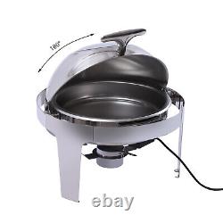 6L Chafing Dish Buffet Chafing Dish Stainless Steel Buffet Food Warmer Dish Pan