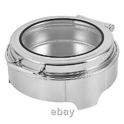 6.34QT Chafer Electric Chafing Dish Round Bain Marie Buffet Food Warmer 400W