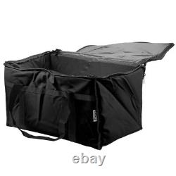 6 PACK Insulated BLACK Catering Delivery Chafing Dish Food Full Pan Carrier Bag