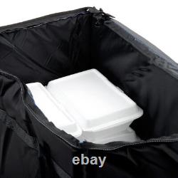 6 PACK Insulated BLACK Catering Delivery Chafing Dish Food Full Pan Carrier Bag