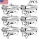 6 Pack 8 QT Stainless Steel Chafer Chafing Dish Sets Catering Food Warmer NEW