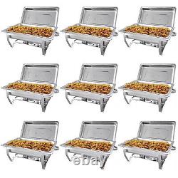 8QT Chafing Dish Buffet Set Food Warmer for Parties Buffets 2/5/7/9/10 Pack