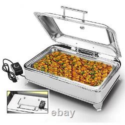 9L 9.5 QT Chafing Dish Buffet Stainless Steel Chafer Food Warmer for Catering