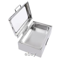 9QT Electric Chafing Dish Buffet Catering Server Chafer Food Warmer Tray Silver