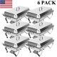 9.5 Qt 6 Pack Catering Stainless Steel Buffet Chafer Chafing Dish Sets Full Size