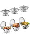 Chafing Dish 5 QT Food Warmer Stainless Steel Buffet Set Catering Chafer