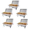 Chafing Dish Buffet Set 8QT Food Warmer for Parties Buffets 2/5/7/9/10 Pack