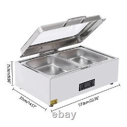 Chafing Dish Buffet Set Electric Chafer Server Food Warmer, Temperature Control