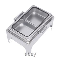Chafing Dish Buffet Set Stainless Steel 9QT/9L Food Warmer Chafer Complete Set