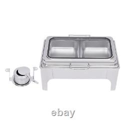 Chafing Dish Buffet Set Stainless Steel 9QT/9L Food Warmer Chafer Complete Set