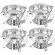 Chafing Dish Buffet Set of 4 withFood & Water Pan Frame Lid Holder for Wedding 5QT