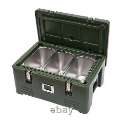 Commercial Insulated Catering Hot Cold Serving Chafing Dish Food Pan Carrier 3-1