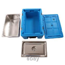 Insulated Catering Hot Cold Chafing Dish Food Pan Carrier Box Commercial 4 Size