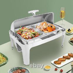 Rectangular Chafing Dish Tray Buffet Stainless Steel Buffet Chafer Food Warmer