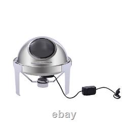 Roll Top Electric Chafing Dish Buffet Food Warmer For Party 400W Stainless Steel