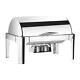 Stainless Steel Chafer Buffet Chafing Dish Set Roll Top Food Warmer with Lid