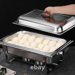 Stainless Steel Chafer Chafing Dish Rectangular Chafing Dish Food Warmer
