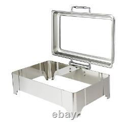 Stainless Steel Chafing Dish Buffet Set Food Warmer Chafer Complete Set, 9.5 Qt